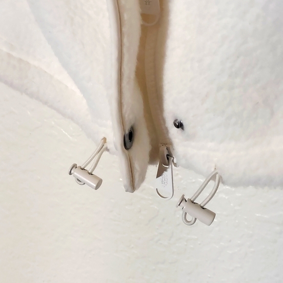 Free People Movement Polar Bear White Full Zip Oversized Jacket Women's Sz M NWT - Picture 16 of 16